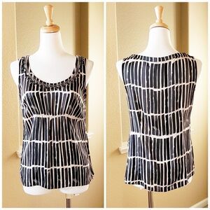 Ann Taylor jewel embellished sleeveless top sz 2
